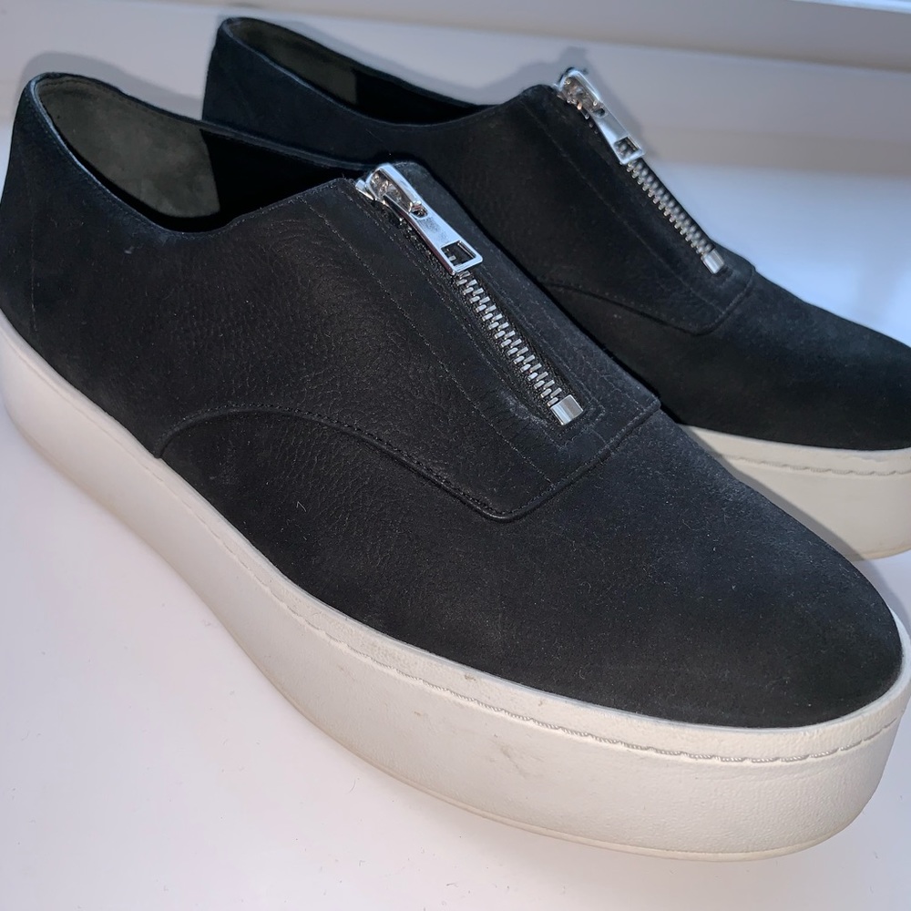 Vince platform with zipper sneakers. Size 37.5